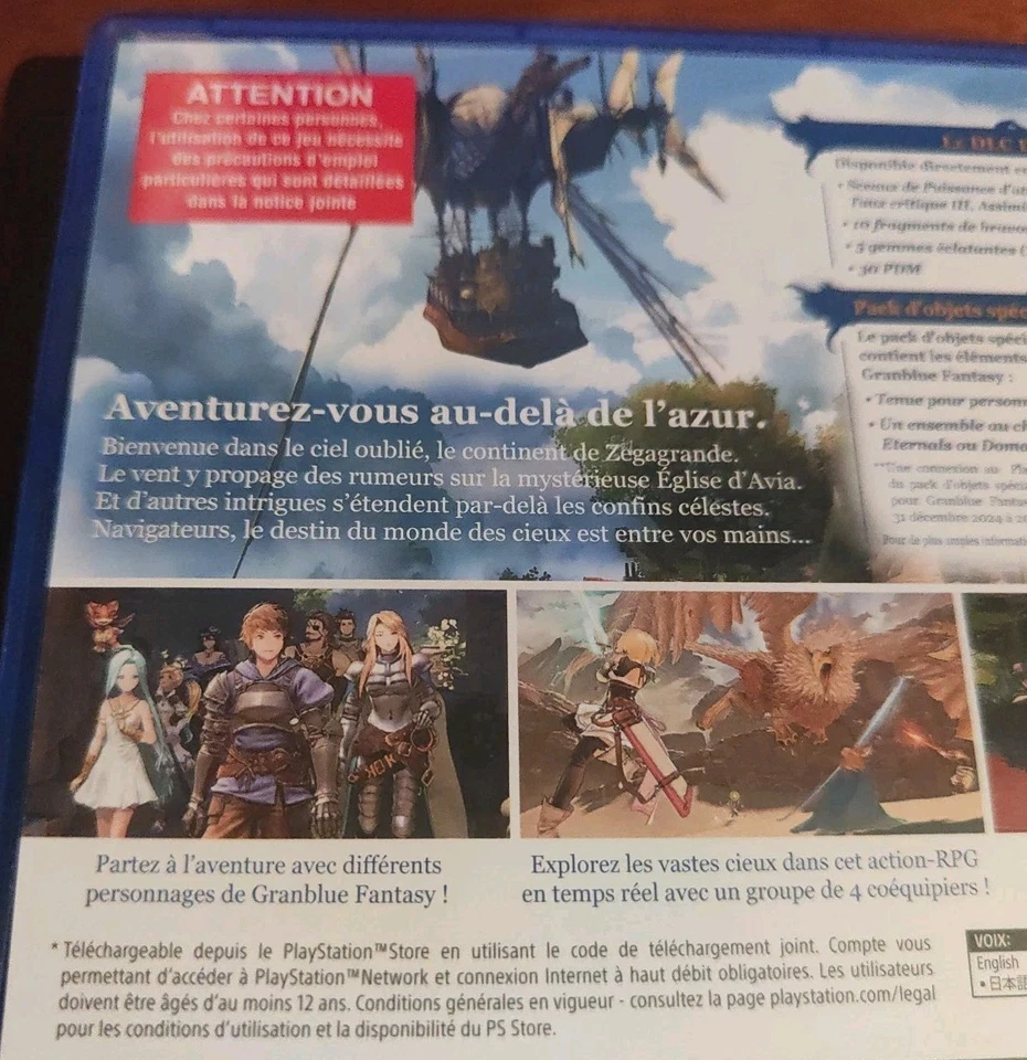 Jeu PS5 Granblue Fantasy : Relink, photo 4 sur 5