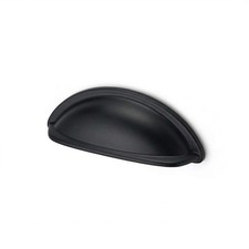 10 PCS 3 Inch Drawer Pulls Matte Black Cabinet Cup Hardware Handles Knobs