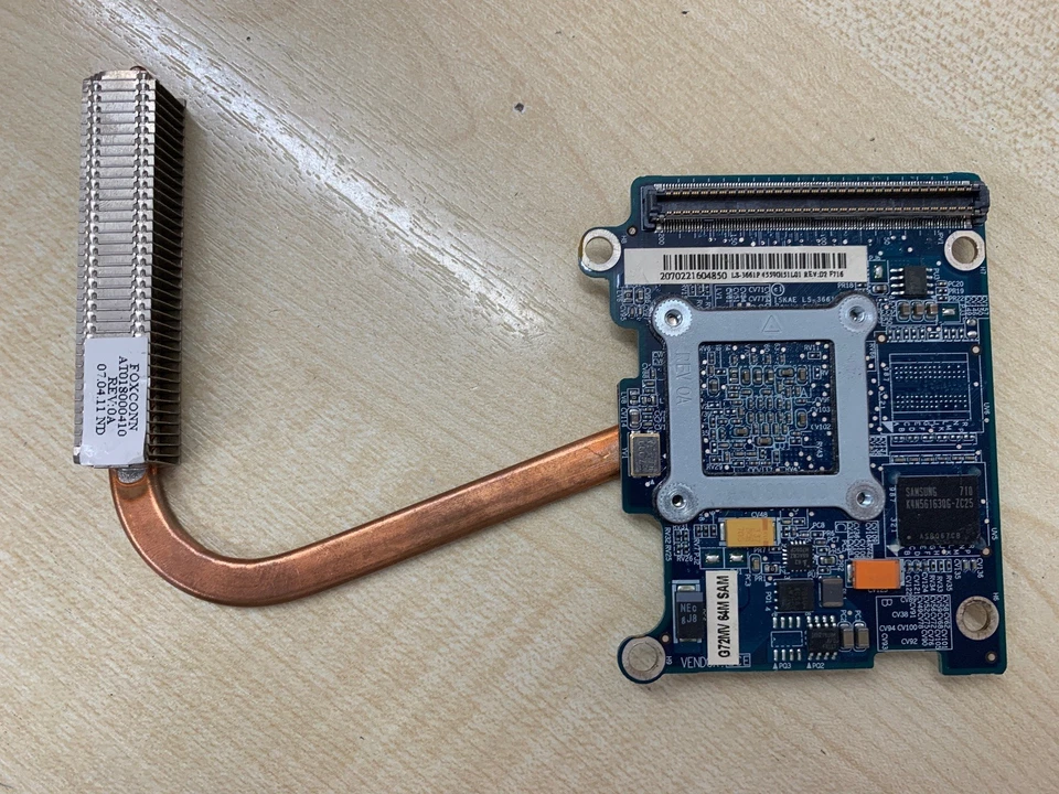 Toshiba A200 A215 A210 VGA Graphics Card LS-3661P 64MB G72MV K000049860 - Image 2 of 2