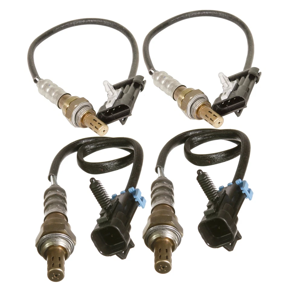 Sensor de oxígeno O2 aguas arriba y aguas abajo 02 4 piezas para Chevrolet Tahoe GMC Yukon 1996-2002 Foto 4 de 4