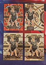 Kate Martin 2024 Panini Select WNBA Rookie LOT w/ Red Cracked Ice & Premier MINT