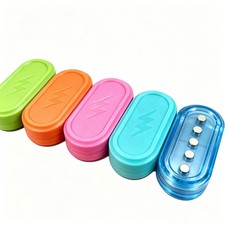 Magnetischer Fidget Slider Push Card Fiberglas 3-Schicht Klick EDC Pocket Toy