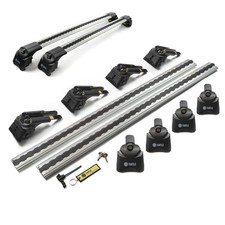 Dachgepäckträger für Subaru Forester I (SF/SFS) 1997-2002 Silber Lackiert