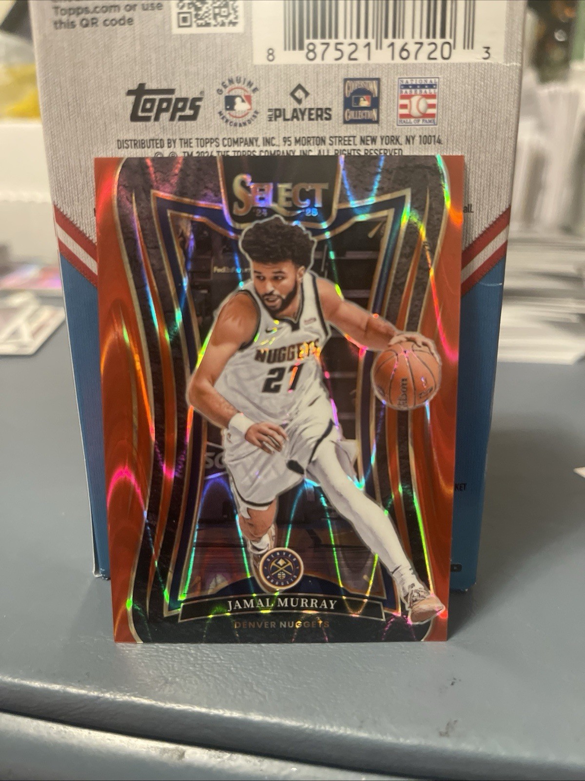 Panini 2024-25 Select Mezzanine Jamal Murray #356 Red Tectonic Prizm /65