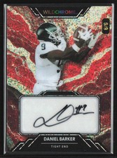 Daniel Barker 2023 Wild Card Wildchrome Auto /6 #WCM-A Michigan