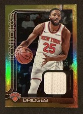 2025-26 Topps Mikal Bridges GOLD Game Used Patch #23/50  Knicks