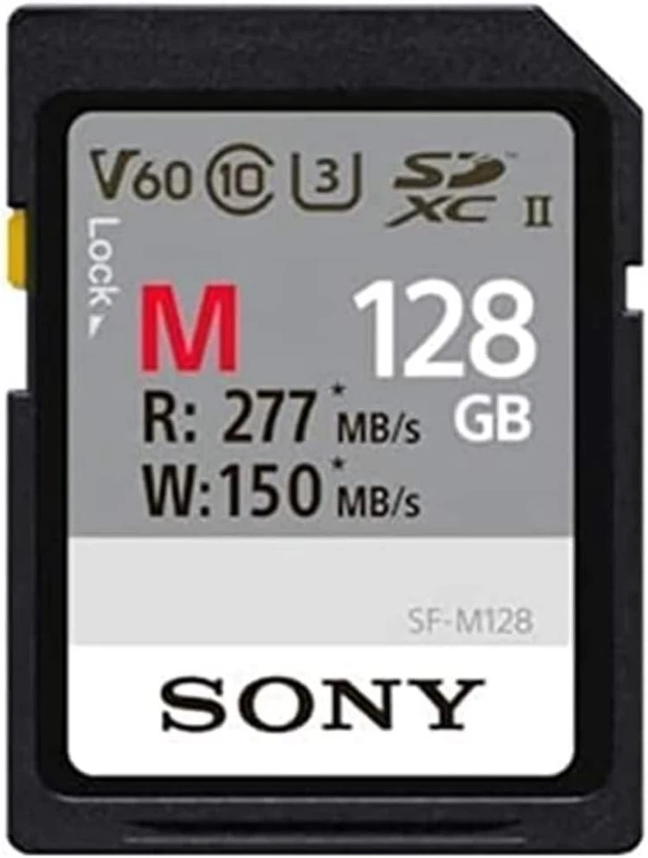Sony M Series SDXC UHS-II Card 128GB, V60, CL10, U3, Max R277MB/S, W150MB/S - Image 3 of 4