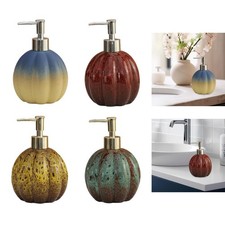 Halloween Pumpkin Soap Dispenser Fall Liquid Hand Soap Dispenser Ceramic