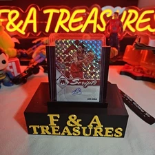 2021-22 Panini Mosiac Scripts Prizm Luis Scola Auto #SC-LSC Rockets Free Ship