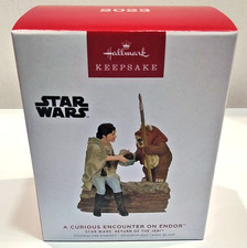 2023 Hallmark Keepsake Ornament Star Wars - A Curious Encounter on Endor - NEW