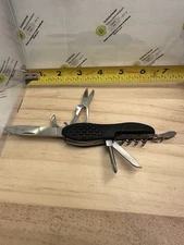 Rubber Handled Multitool 3.5” Closed