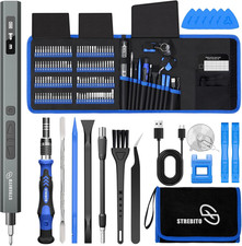 144-Piece Upgraded Electric Screwdriver, Max 0.7 N.M, 120 Magnetic Bits, 5-Gear 