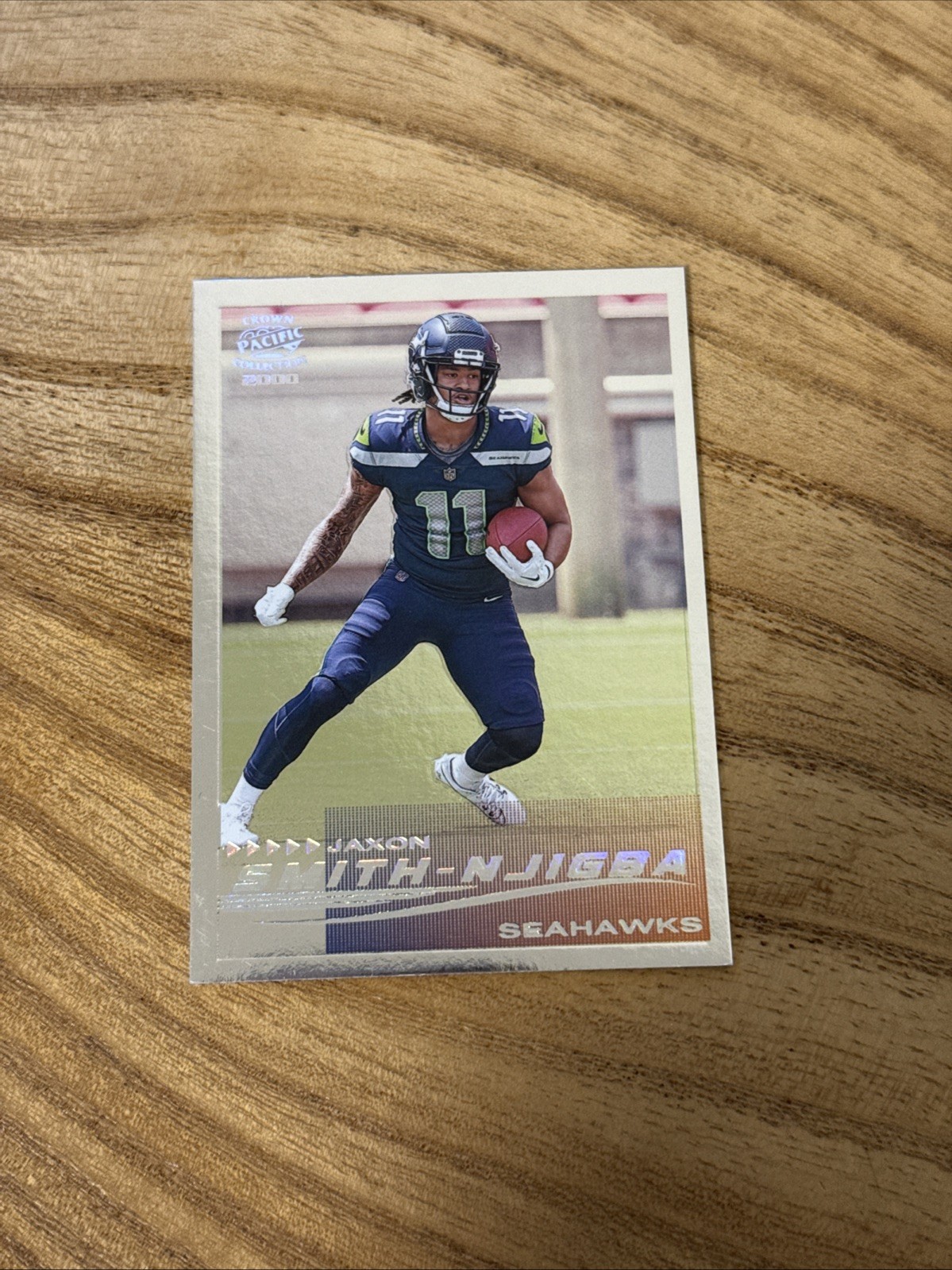 2023 Panini Zenith Football - Jaxon Smith-Njigba 2000 Crown Pacific No. 11