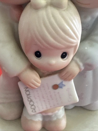 Precious Moments Figurine God Bless The Day We Found You 100145R Vintage Box - Picture 2 of 9