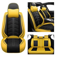 Car Seat Cover 5 Seats for Subaru Crosstrek , Premium Nappa Leather Sport Cover
