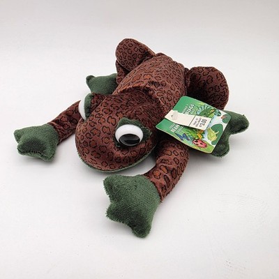 Dan Dee Collector's Choice Bean Bag Frog, Green and Brown colored