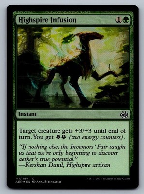 Aether Revolt #111 Highspire Infusion Foil