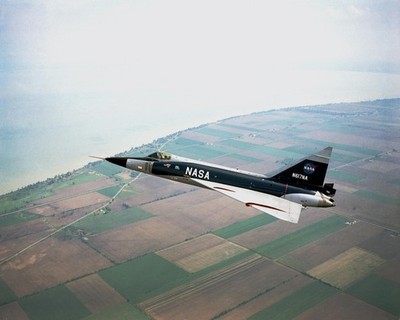 1972 NASA Convair F-102A Delta Dagger Aircraft - 8x10 Photo On 8.5x11 #2265