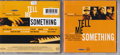 Van Morrison, Georgie Fame, Mose Allison, Ben Sidran -Tell Me Something- CD