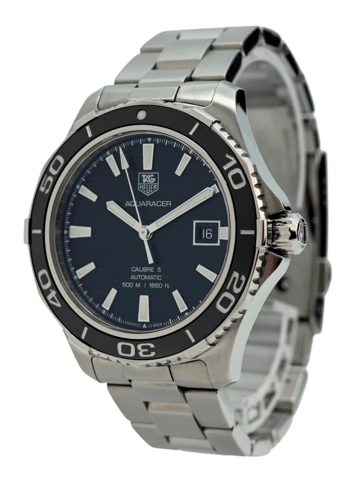 Vendedor restaurado Tag Heuer 42 mm para hombre 500M Aquaracer automático calibre G2U Foto 3 de 4
