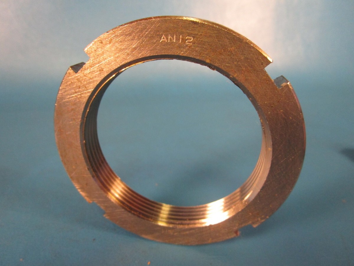 KSM AN12 Metric Lock Nut, M60 x 2 Thread, Japan (KM12 SKF, Timken