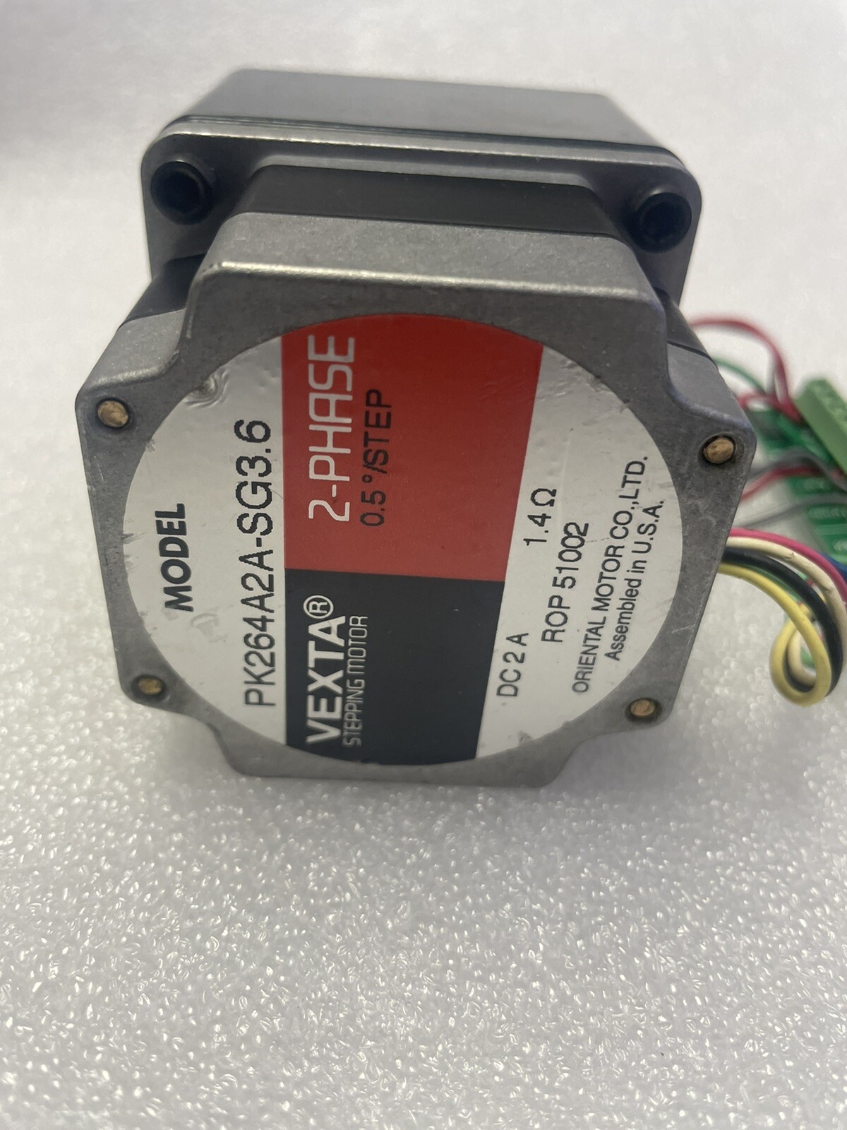 Vexta, Oriental Motor PK264A2A-SG3.6 And Vexta 2-phase Driver CSD2120-T.