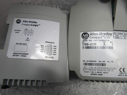 ALLEN BRADLEY COMPACTLOGIX SYSTEM 1769-L32E w/1769-OFV8 ANALOG I/O's XLNT USED - Picture 16 of 16