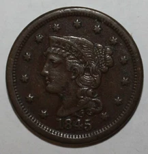 1845 Large Cent WR1292