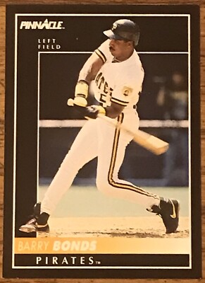 Barry Bonds 1992 Pinnacle Baseball Card #500 Pittsburgh Pirates
