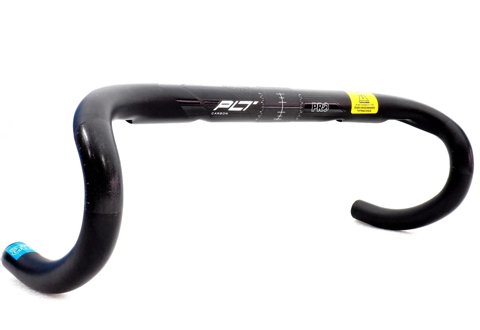 Shimano PRO PLT Carbon Bike Handlebar/Drop Bar,Compact, Black, 31.8mm x 38cm - Image 2 of 4
