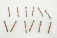 New! Stan's NoTubes 12-Pack Presta Tubeless Valve Stem Red 55mm Aluminum AS0108