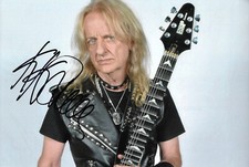 K. K. Downing "Judas Priest" autograph signed 20x30 cm picture
