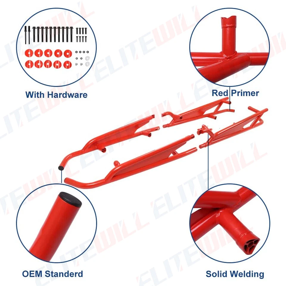 Ползунки силовые пороги для 4-местных Can-Am Maverick X3 Max 2017-2025 годов выпуска - 715003888 - Изображение 4 из 4