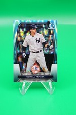 2023 Bowman Chrome Base Aqua RayWave Refractor SP /199 #44 Oswald Peraza R6220J