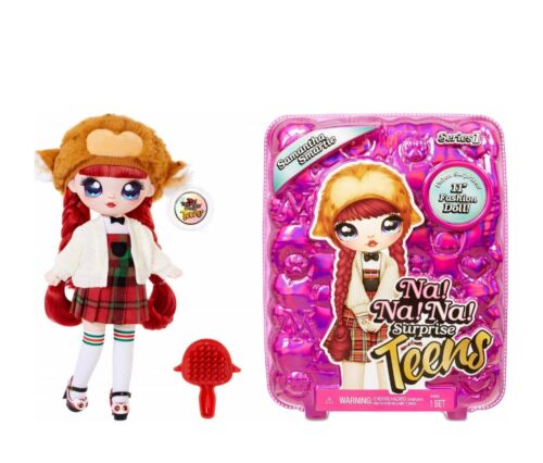 Na Na Na Surprise Teens Fashion Doll Samantha Smartie, 11" Doll, Owl Inspired