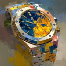 ⌚ Audemars Piguet Giclée  🖼️| Museum Art Print 24x24 | 1/25 Signed + COA 💥 A36