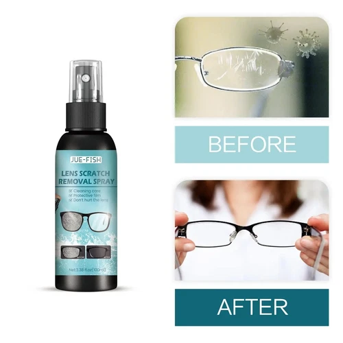 100ml Eyeglass Lens Scratch Remover Spray Cleaner Maintenance Repair Tool