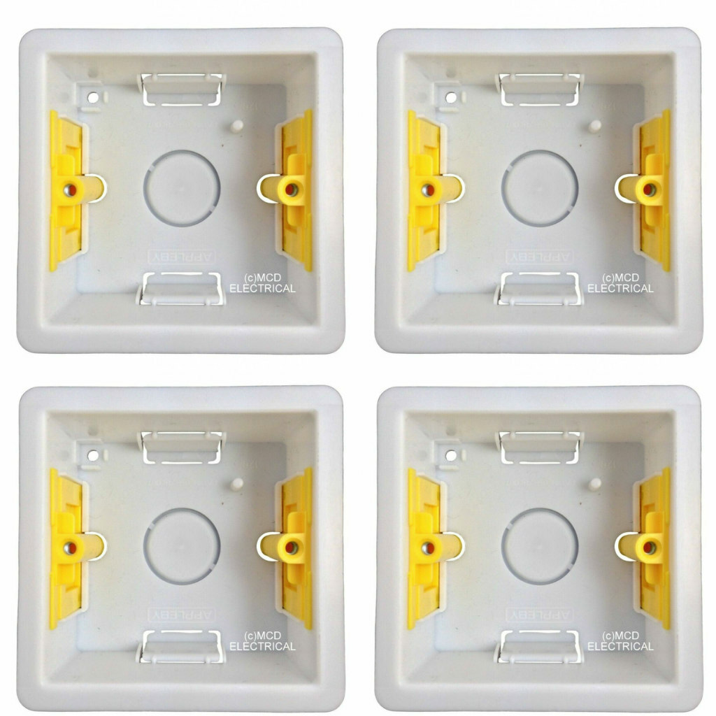 9 x Appleby SB632 Deep Dry Lining ""Fast Fix"" Boxes Single 1 Gang 47mm Deep - Image 6