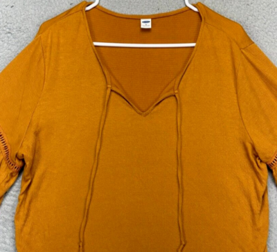 old navy yellow blouse