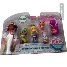 Disney Junior Alice's Wonderland Bakery 6 Piece Figure Play set