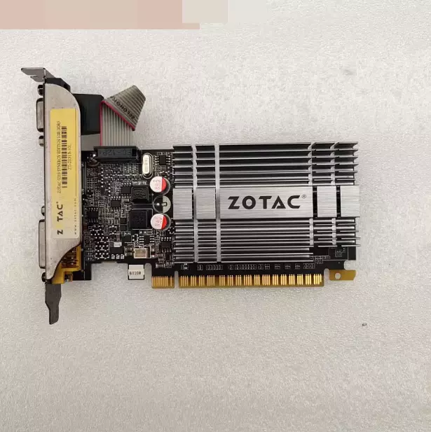1pc used ZOTAC G210 1G DDR3 PCI E graphics card