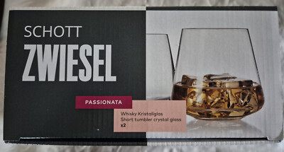 Schott Zwiesel  2 Whisky Kristallglas - Two short tumbler crystal glass