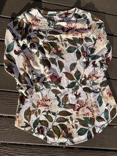 GULANG Women Medium Floral Dress Long Sleeve Gorgeous BIG ROSE FLOWER Boho Cute