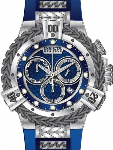 Invicta Reserve Chronograph Quarz blaues Zifferblatt Herrenuhr 33151
