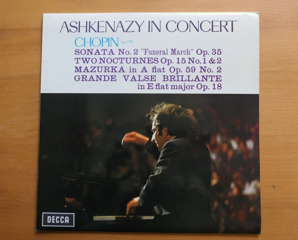 SXL 6575 Ashkenazy In Concert Chopin Sonata no. 2  Decca Stereo NEAR MINT - Image 4 of 4