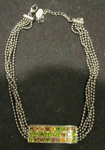 Guess 5-Strand Bead Choker Necklace w 