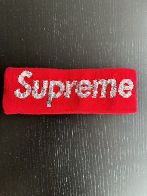 Supreme New Era® Big Logo Headband 赤 RED Supreme New Era Big Logo Headband (FW18) - $32