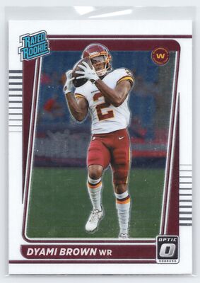 Dyami Brown - 2021 Donruss Optic #223 - Rookie - Washington Football Team
