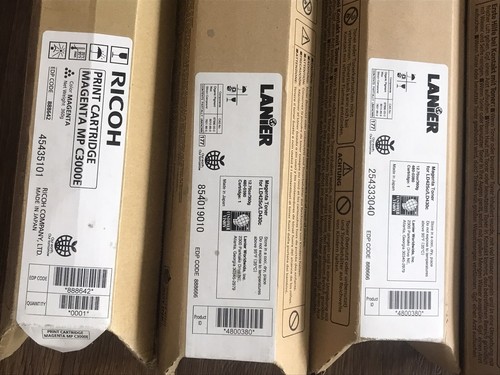 Lanier toner cartridges Genuine Brand New - LD425c/LD430c Ricoh C3000E - Picture 3 of 9
