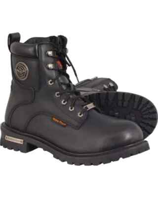 NEW Milwaukee Leather Mens 8 EEE WIDE Waterproof Logger Motorcycle Boots MBM9096